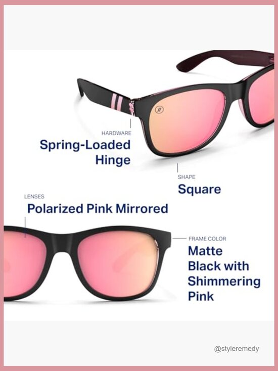 Polarized Sunglasses - Round Lens, Spring Loaded Hinge, UV Protection main image 6